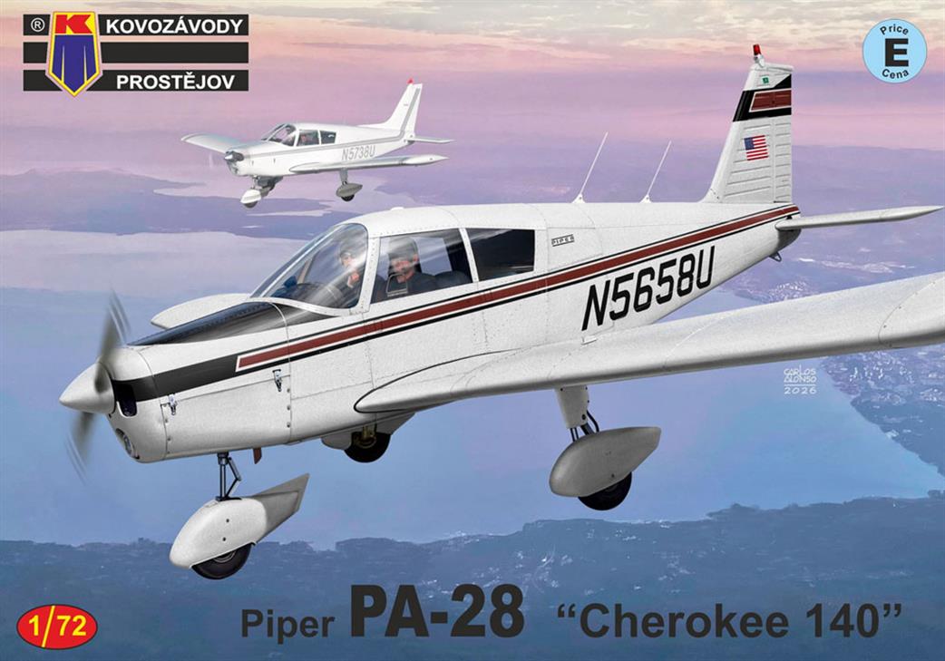 KP Models 1/72 KPM0545 Piper PA-28 Cherokee 140 Light Aircraft Kit