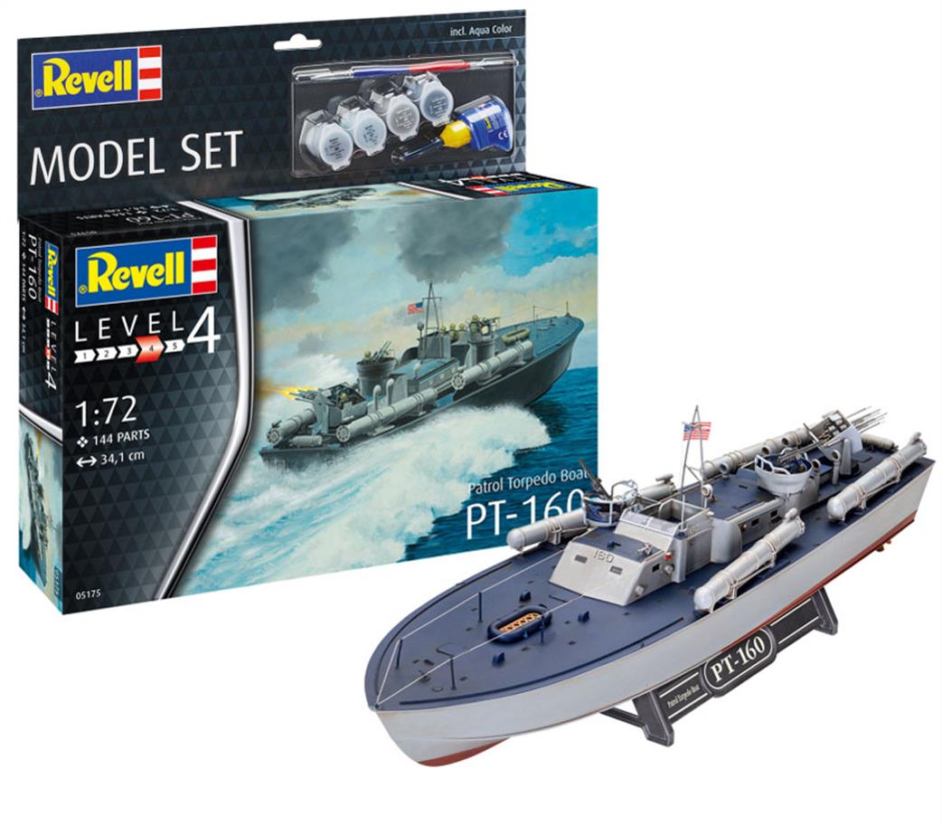 Revell 1/72 65175 Patrol Torpedo Boat PT-559 / PT-160 Kit Model Set