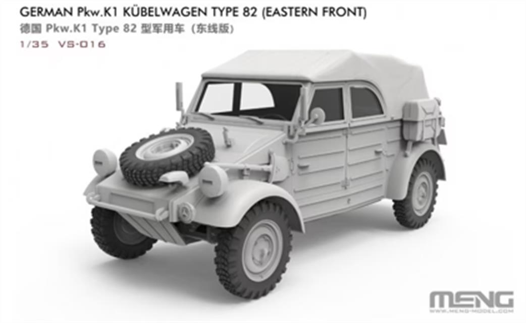 Meng 1/35 VS-016 German Pkw.K1 Type 82 Kubelwagen Kit