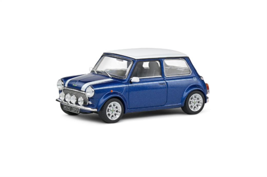 Solido 1/43 4316602 Mini Cooper S Blue 1994 Diecast Model