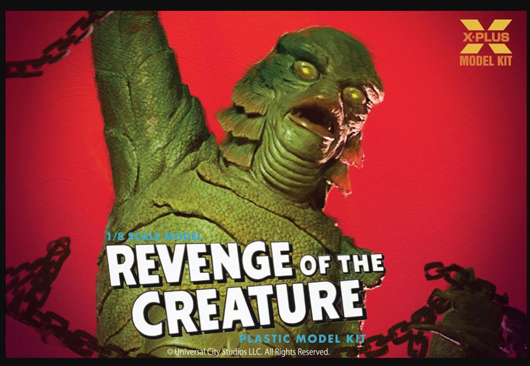 X.Plus Model KIt 1/8 411-200077 Revenge of the Creature Plastic Model Kit