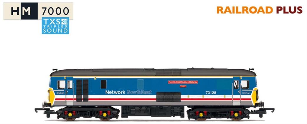 Hornby OO R30432TXS RailRoad Plus with Sound GBRf Network South East Class 73 73128 Kent & East Sussex Railway 50 Years