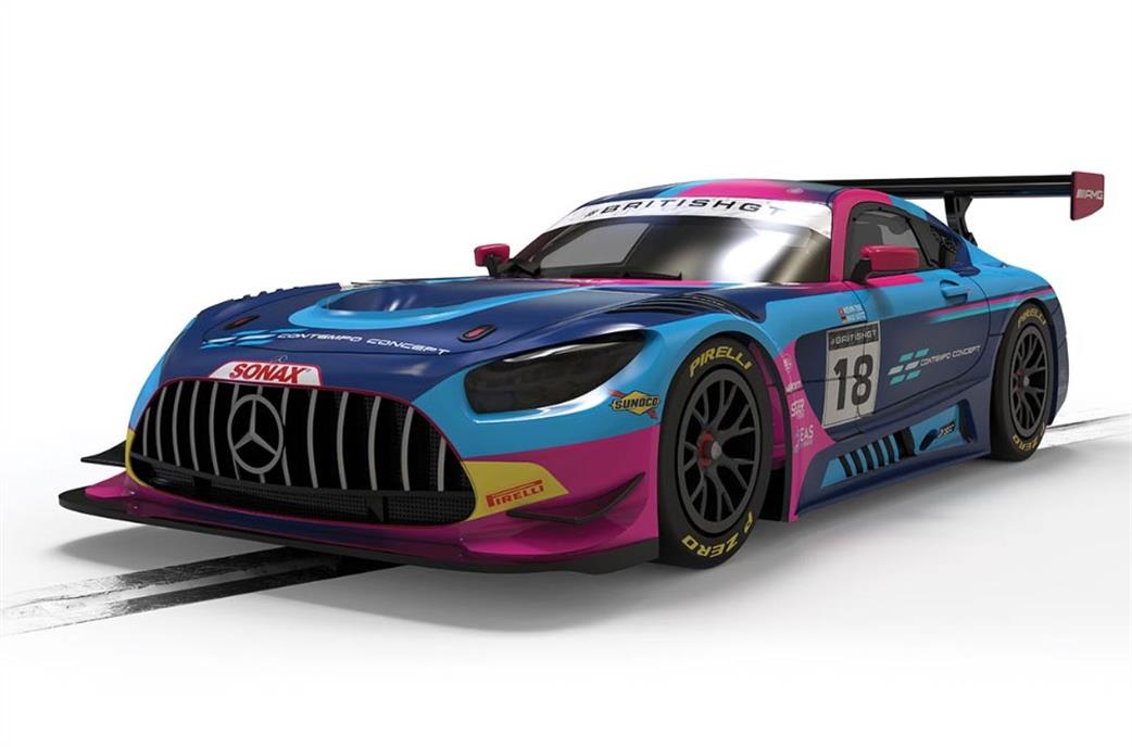 Scalextric 1/32 C4623 Mercedes AMG GT3 British GT 2024 2Seas Motorsport Slot Car Model