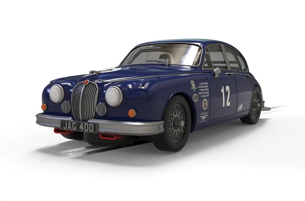 Scalextric 1/32 C4596 Jaguar MK2 Grant William Racing Slot Car Model