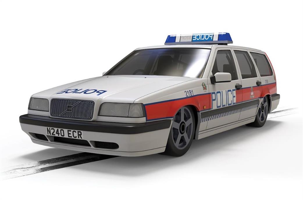 Scalextric 1/32 C4627 Volvo 850 Estate Police Edition Slot Car Model