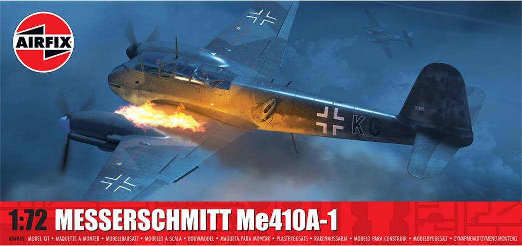 Airfix 1/72 A04069 Messerschmitt Me410A-1 Kit