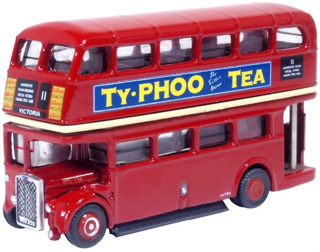 Oxford Diecast 1/148 NRTL005 RTL Bus London Transport