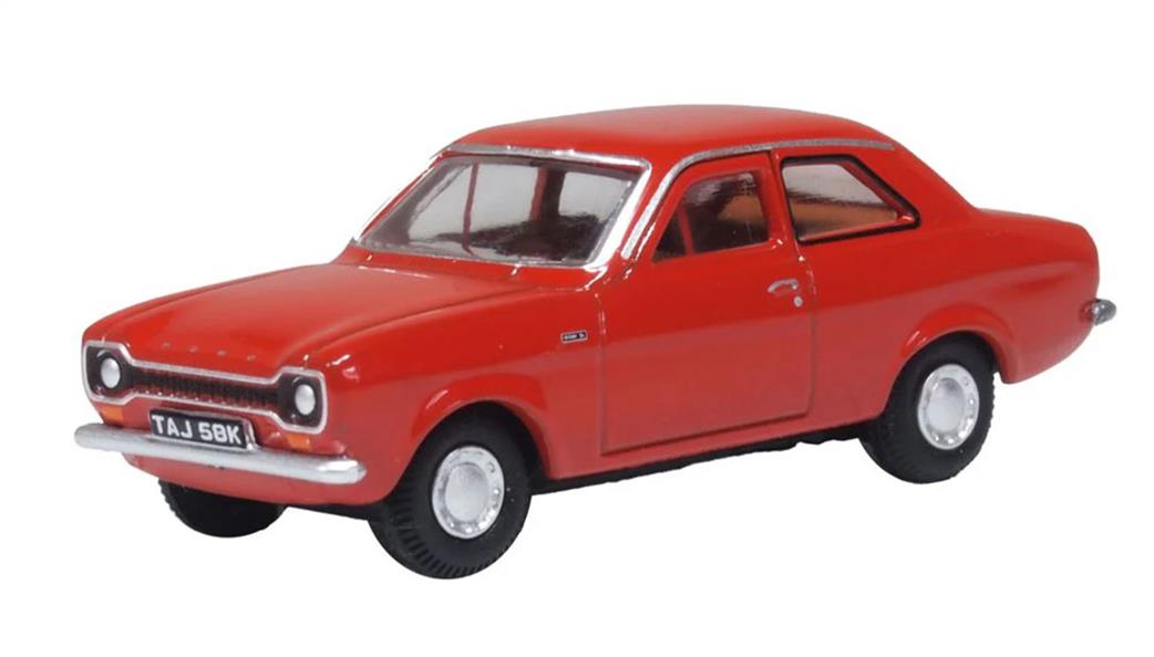 Oxford Diecast 1/76 76FE005 Ford Escort Mk1 Sunset Red