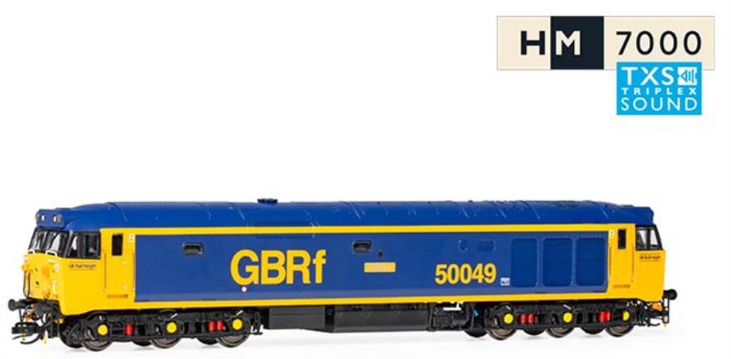 Hornby TT:120 TT3015TXSM GBRf Class 50 Co-Co 50049 Defiance Sound Fitted