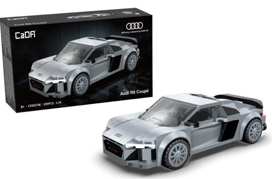 CaDa 1/24th C55027W Audi R8 Coupe Brick Model