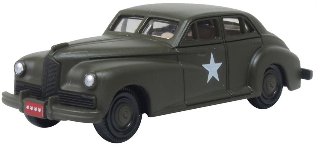 Oxford Diecast 1/87 87PC42002 1942 Packard Clipper Touring Sedan US Army Staff Car