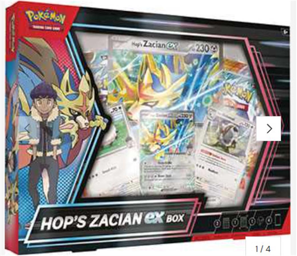 Nintendo  290-34102 Pokemon Hop's Zacian ex Box