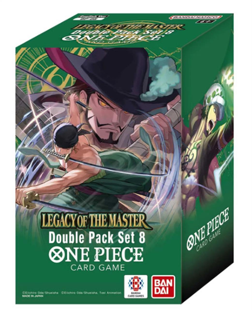 Bandai  DP-08 One Piece Legacy of The Master Double Booster Pack Set Vol. 8