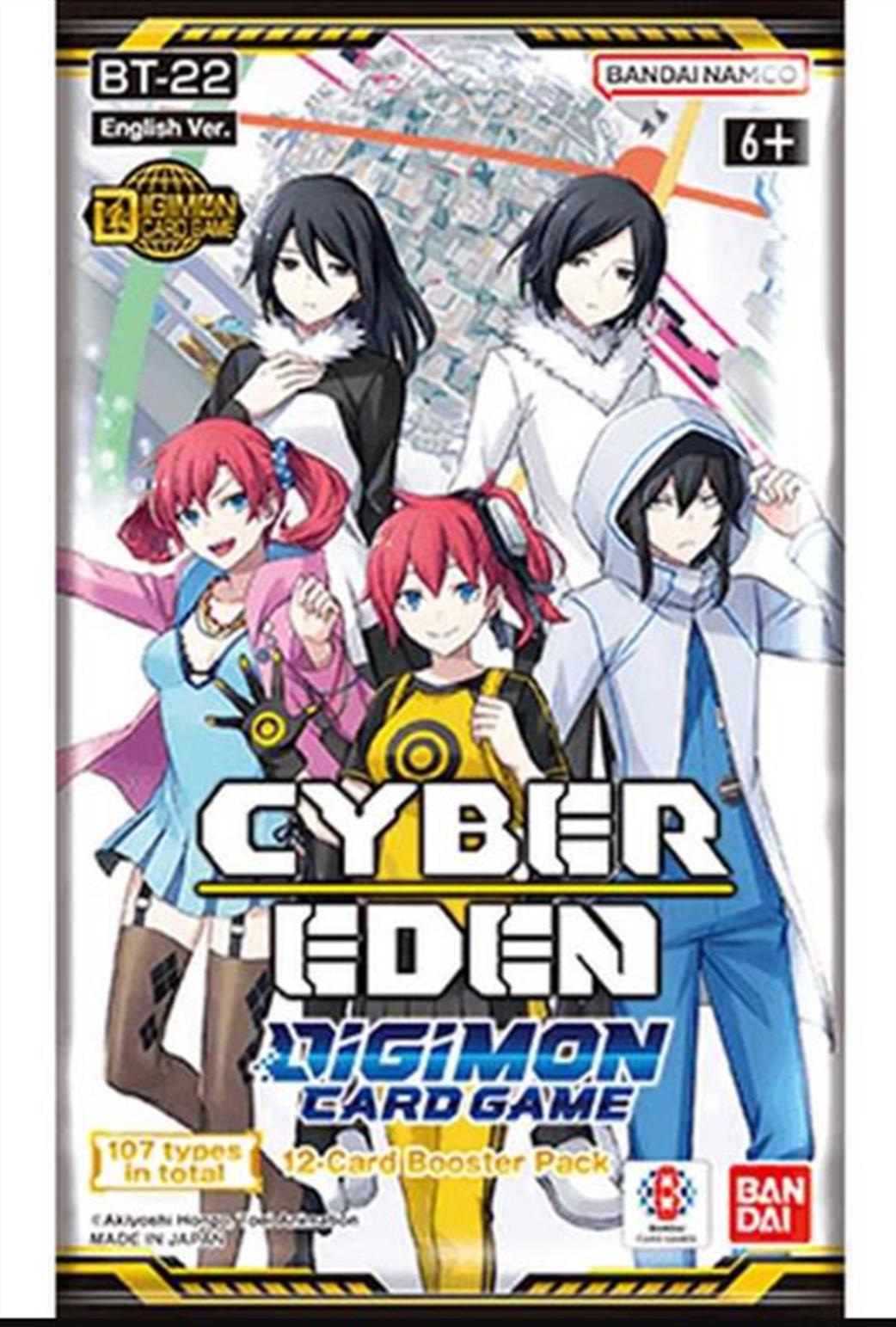 Bandai  BT22 Digimon Cyber Eden Booster