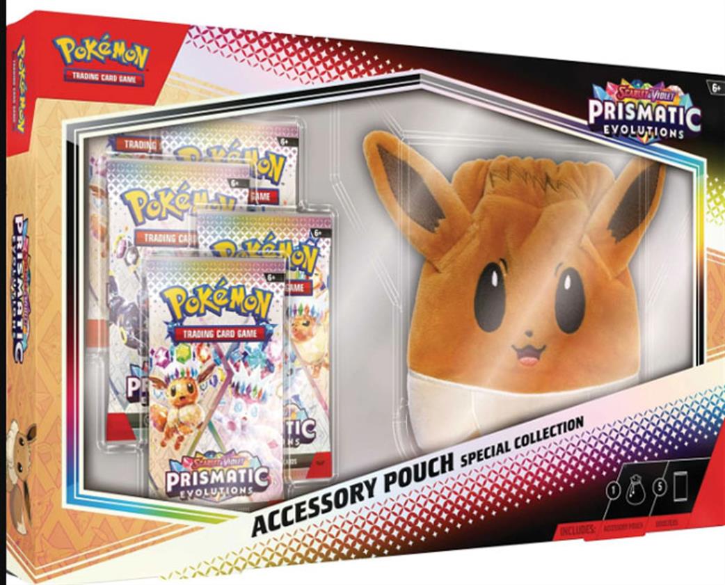 Nintendo  10-10026-101 Pokemon S&V Prismatic Evolutions Accessory Pouch