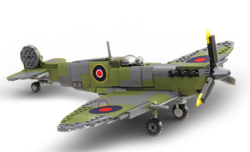 Build Army  BA2002 Supermarine Spitfire MKVb Fighter Block Construction Kit