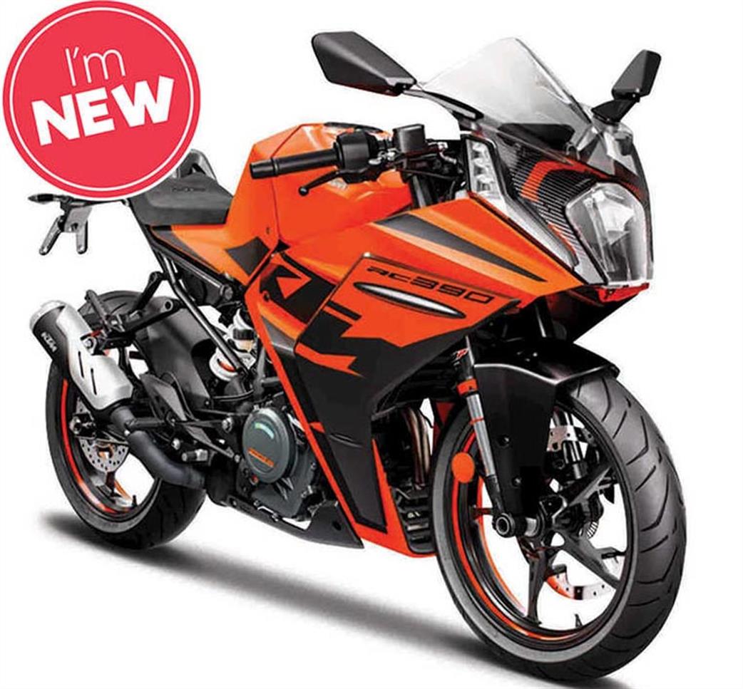 Maisto 1/12 M31101-22907 KTM RC 390 Motorbike Model