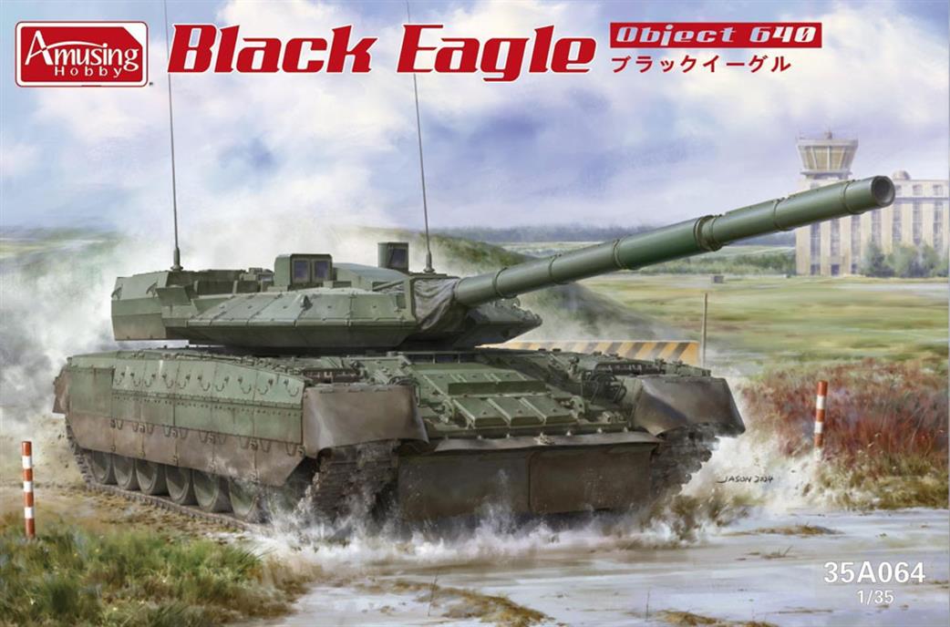 Amusing Hobby 1/35 35A064 Black Eagle Object 640 Tank Kit