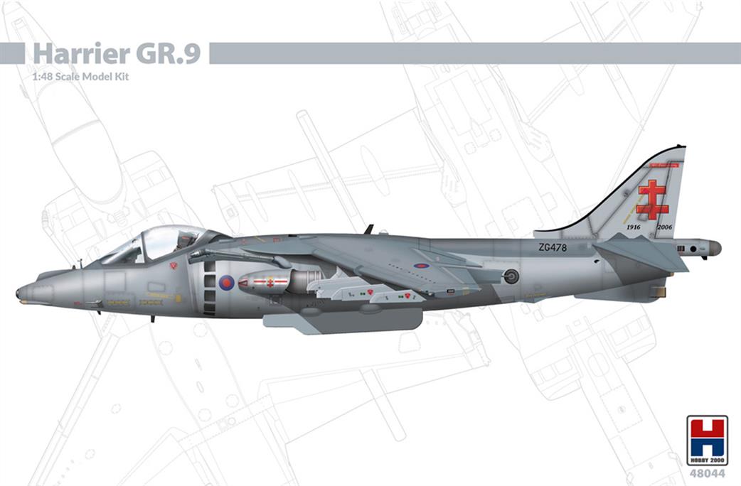 Hobby 2000 1/48 48044 BAE Harrier GR9  Plastic Kit