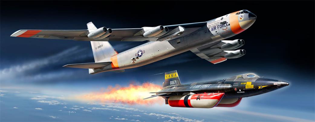Revell 1/72 03793 Boeing NB-52 & X-15 Platinum Edition Kit