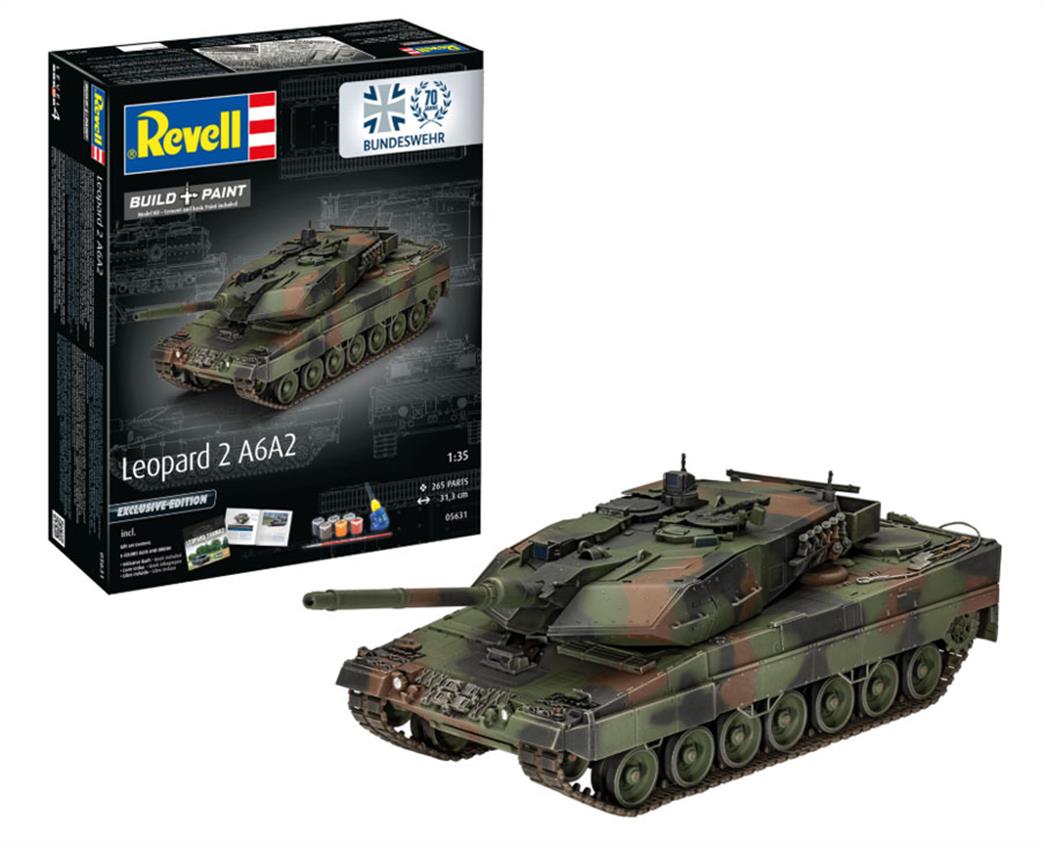 Revell 1/72 05631 70 Years Bundeswehr Leopard 2 A6A2 Exclusive Edition