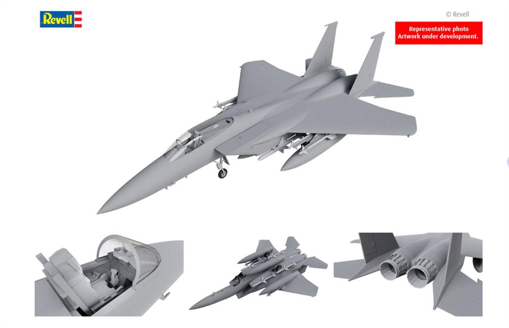 Revell 1/72 63778 Boeing F-15C Eagle Model Set