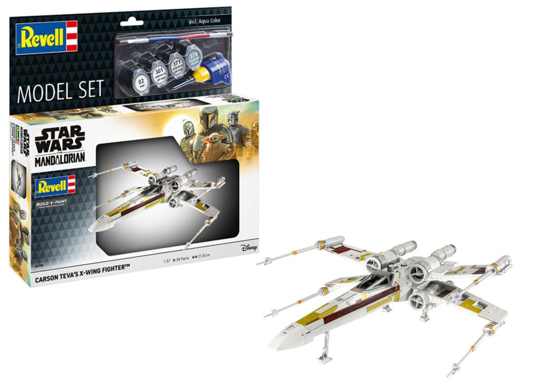 Revell 1/57 66790 Carson Teva's X-Wing Fighter The Mandalorian Model set