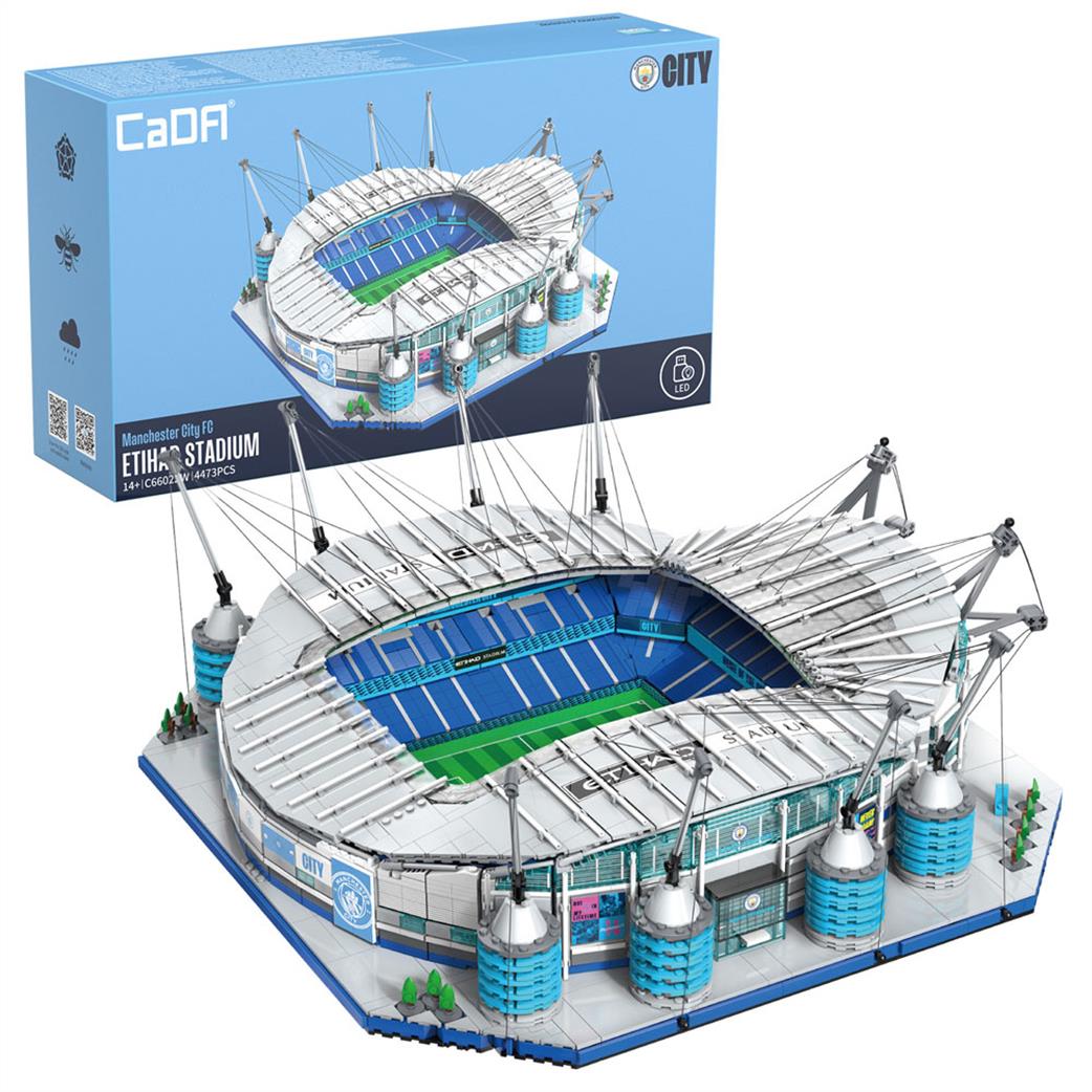 CaDa 1/20th C66022W Manchester City Stadium 4473 pcs Brick Model