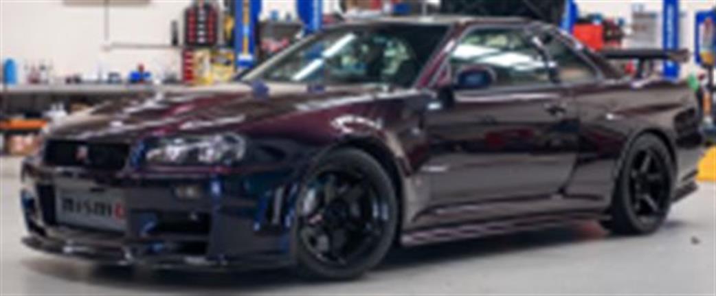 Solido 1/43 4318201 Nissan Skyline GT-R R34 Z Tune Midnight Purple 1999 Diecast Model
