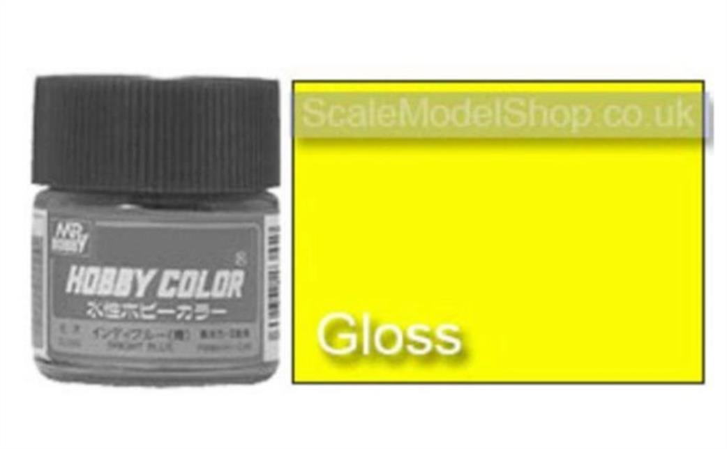 Gunze Sangyo  H97 97 Fluorescent Yellow Mr Hobby Acrylic Paint 10ml