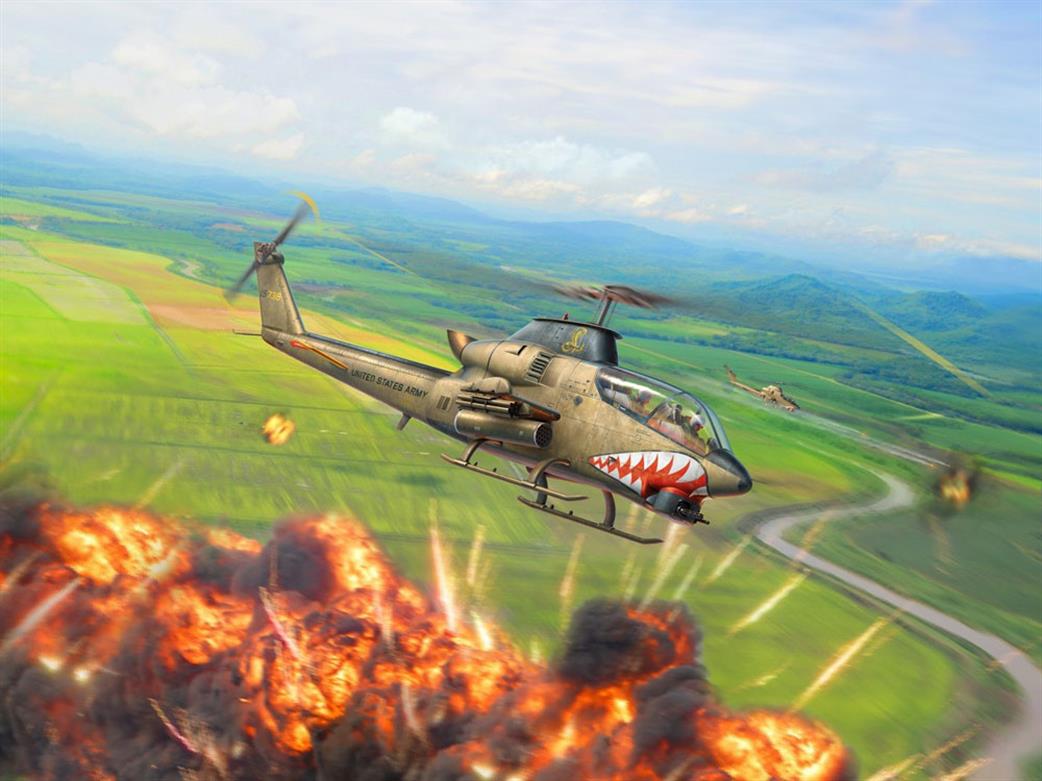 ICM 1/35 53031 AH-1G Cobra Late Production U.S. Attack Helicopter Kit