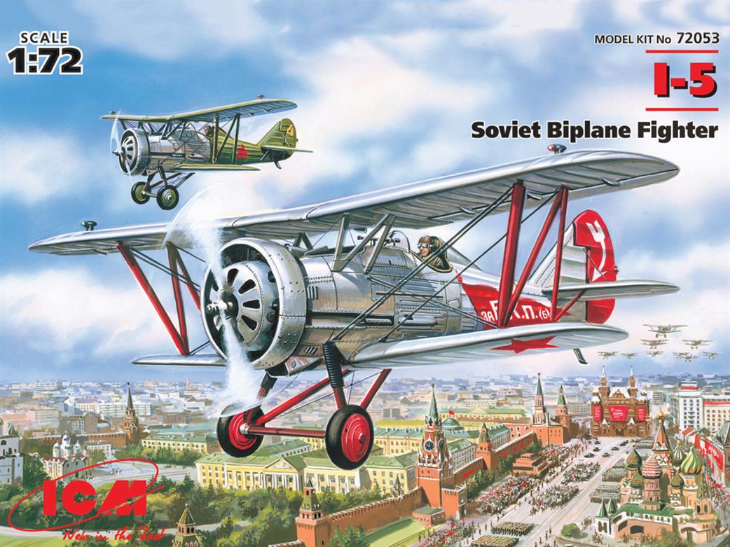 ICM 1/72 72053 I-5 Soviet Biplane Fighter  Kit