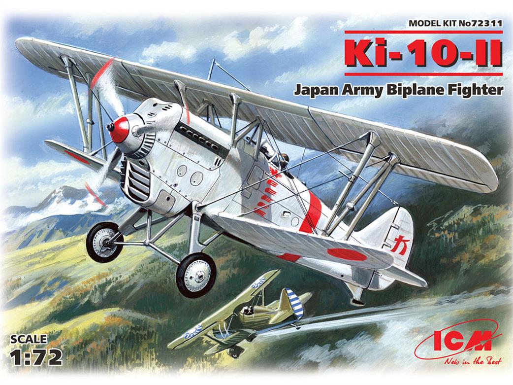 ICM 1/72 72311 Ki-10-II, Japan Army Biplane Fighter