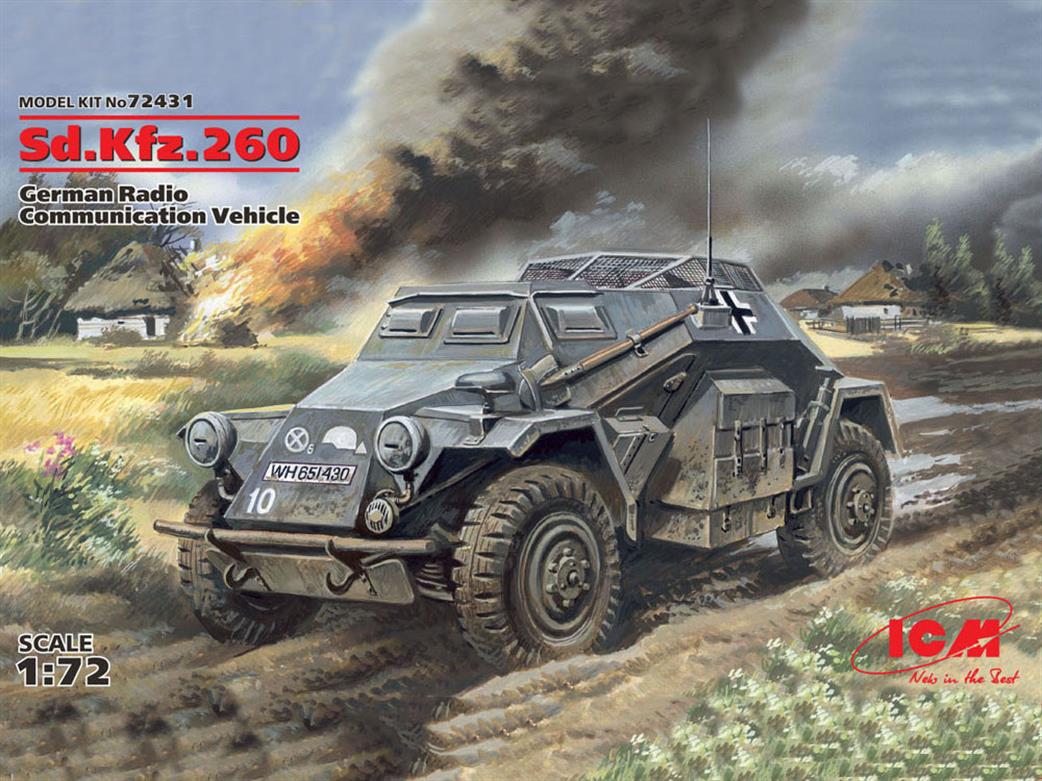 ICM 1/72 72431 Sd.Kfz.260, German Radio Communication Vehicle