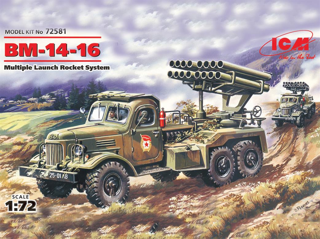 ICM 1/72 72581 BM-14-16, MLRS on ZiL-157 Base
