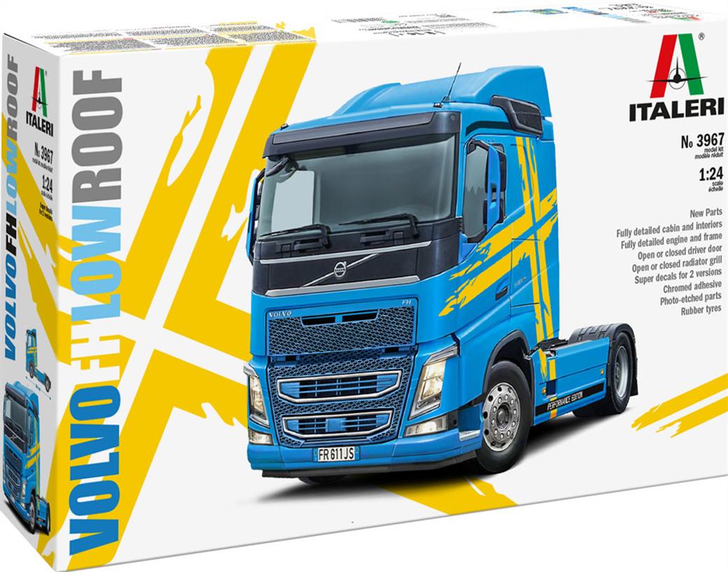 Italeri 1/24 3967 Volvo FH Low Roof truck Kit