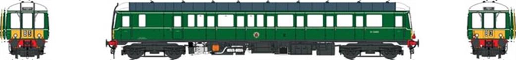 Heljan TT1:120 1261 BR Green Class 122 M55005 Small Yellow Panels DCC READY