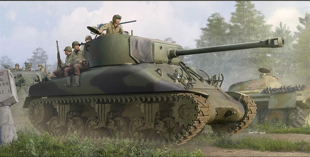 I Love Kit - Merit International 1/16 61616 US Army M4A1(76)W Sherman Medium Tank Kit