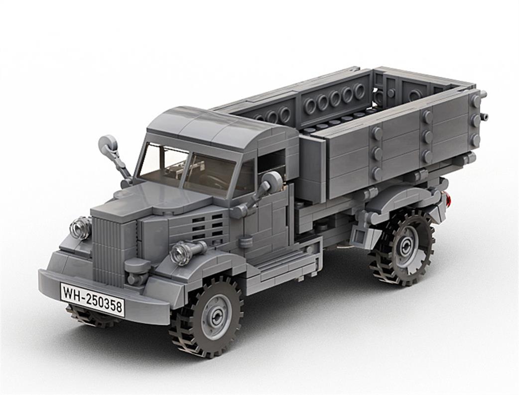Build Army  BA0004 Opel Blitz Truck Block Construction Kit
