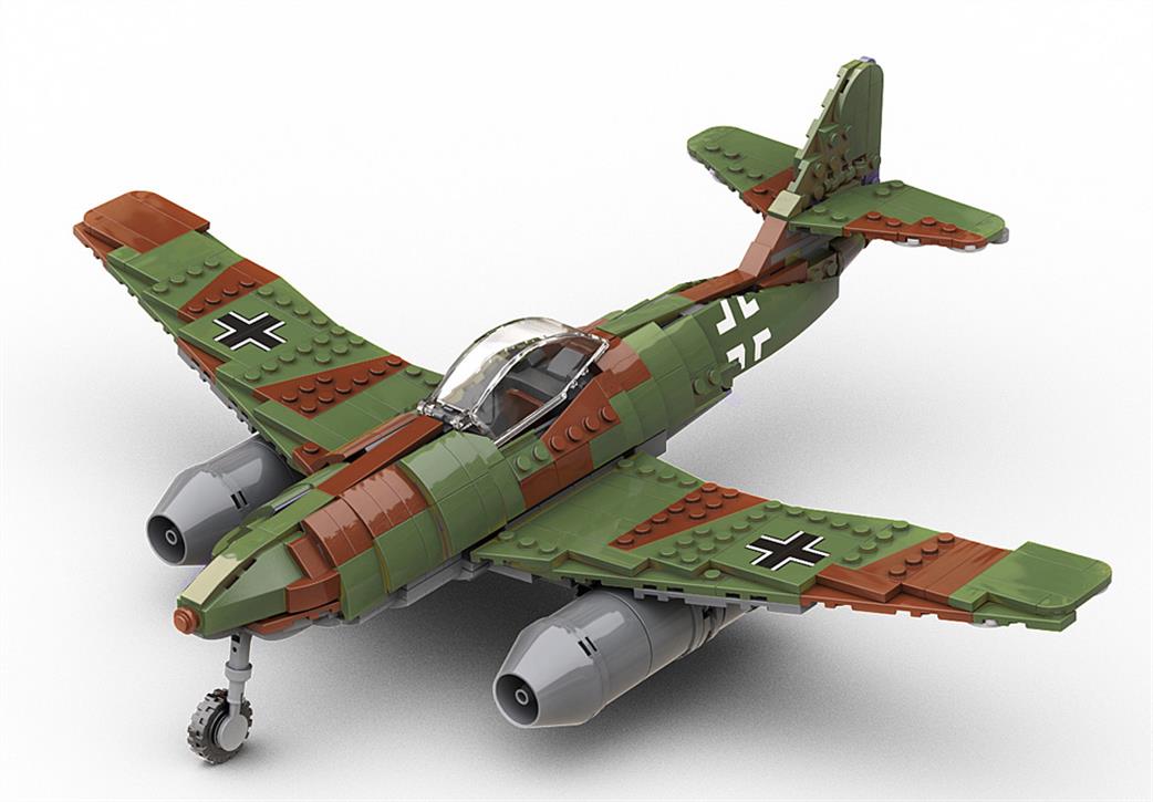 Build Army  B0262 Messerschmitt Me262 Fighter Block Construction