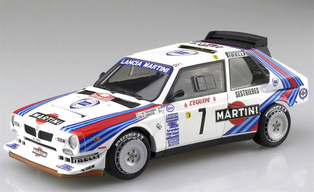 Nunu Models 1/24 NU24030 Lancia Delta S4 Martini Montecarlo 1986 Rally Car Kit