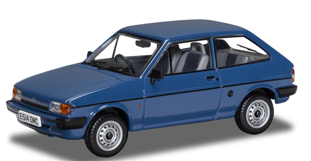 Corgi 1/43 VA14402 Ford Fiesta Mk2 1.1 Popular Plus Maritime Blue Diecast Car Model