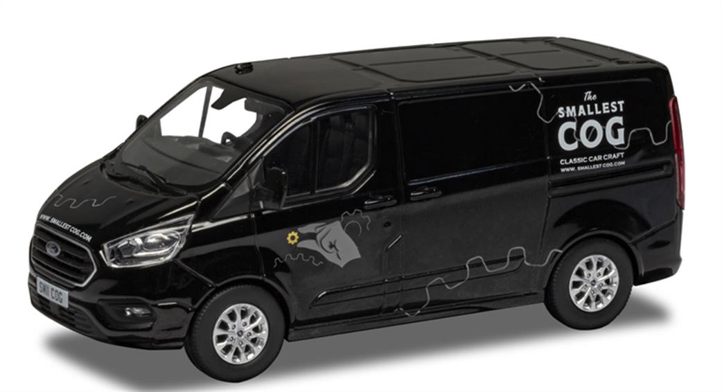 Corgi 1/43 VA15105 Ford Transit Custom 300L1 Shadow Black Richard Hammond's The Smallest Cog Van Model