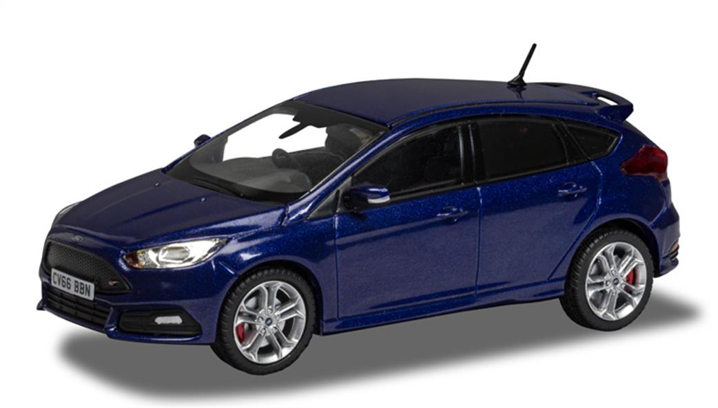 Corgi 1/43 VA15307 Ford Focus Mk3 ST Deep Impact Blue Car Model
