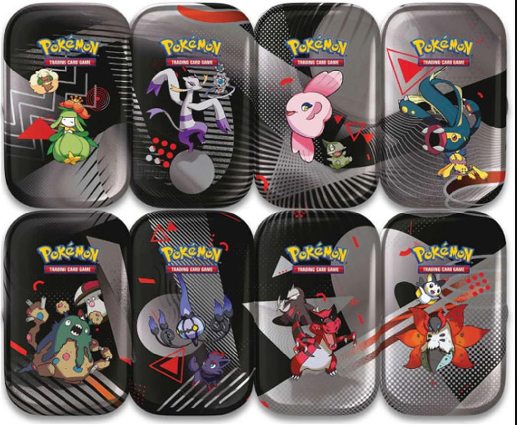 Nintendo  10-10044-101 Pokemon S&V Black Bolt & White Flare Unova Mini Tin