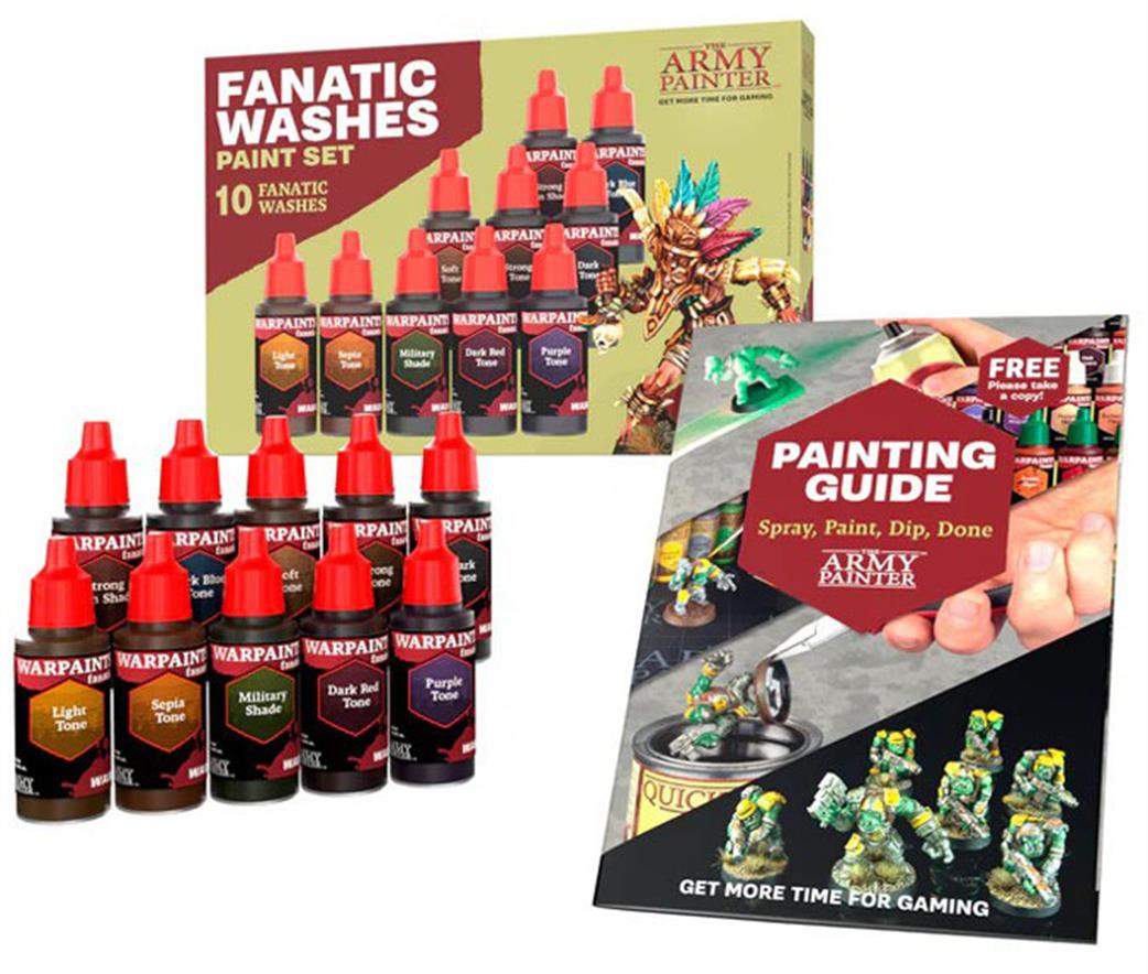 Army Painter  WP8068P Warpaints Fanatic Washes Paint Set