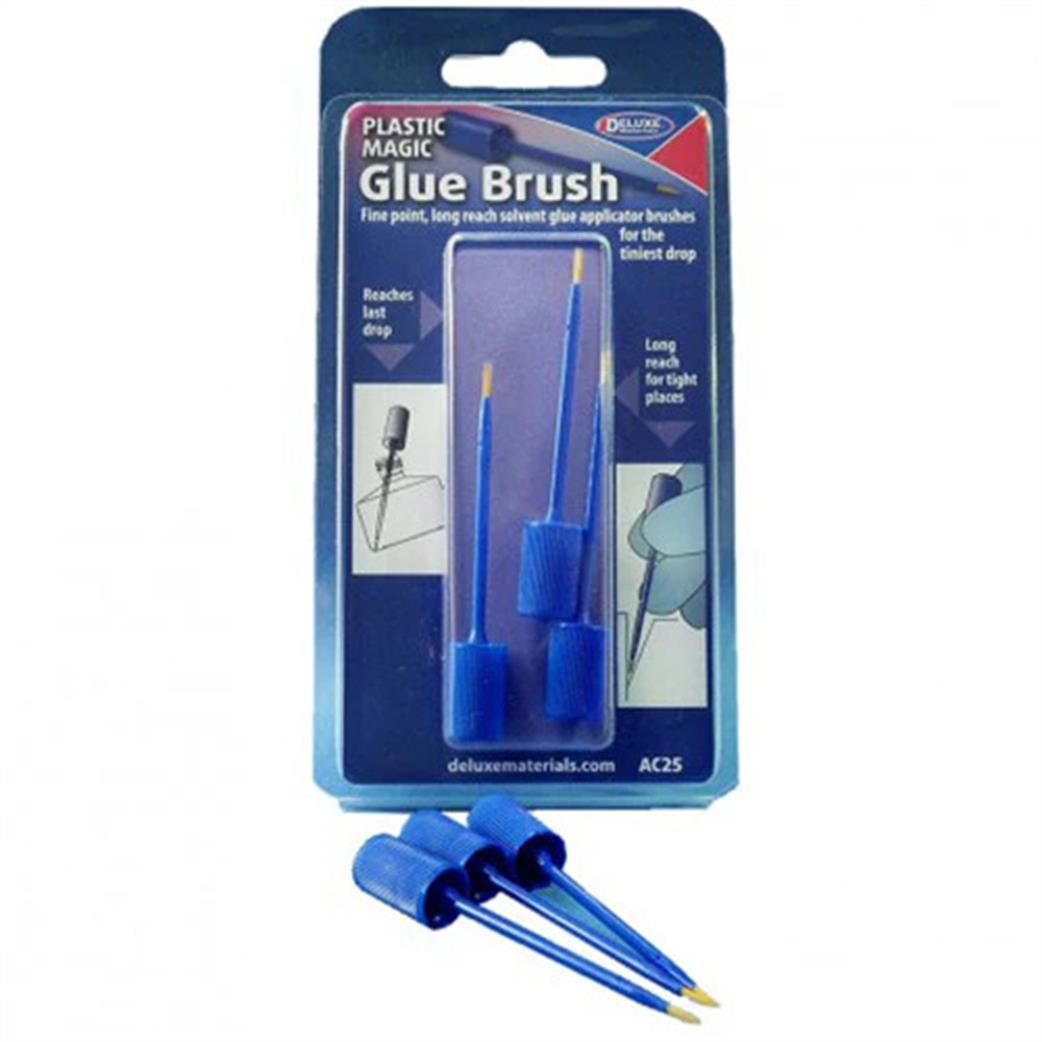 Deluxe Materials  AC25 Plastic Magic Glue Brush pack