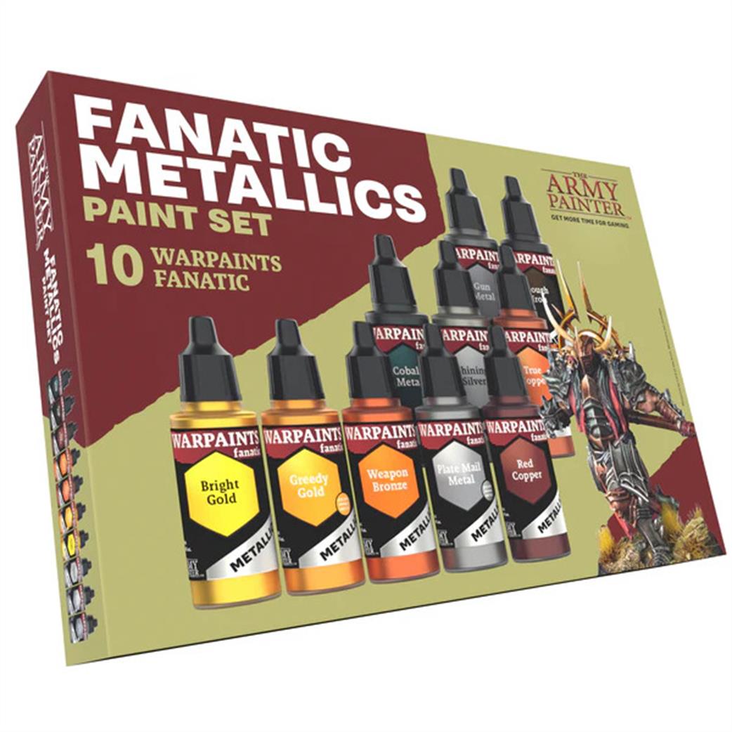 Army Painter  WP8069 Warpaints Fanatic Metallics Set