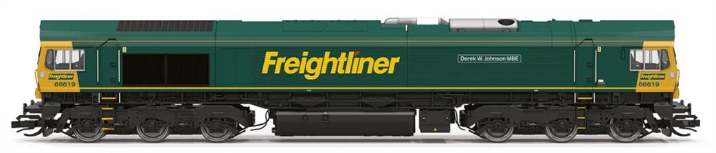 Hornby TT:120 TT3031M Freightliner Class 66 66619 Derek W Johnson MBE Diesel Locomotive