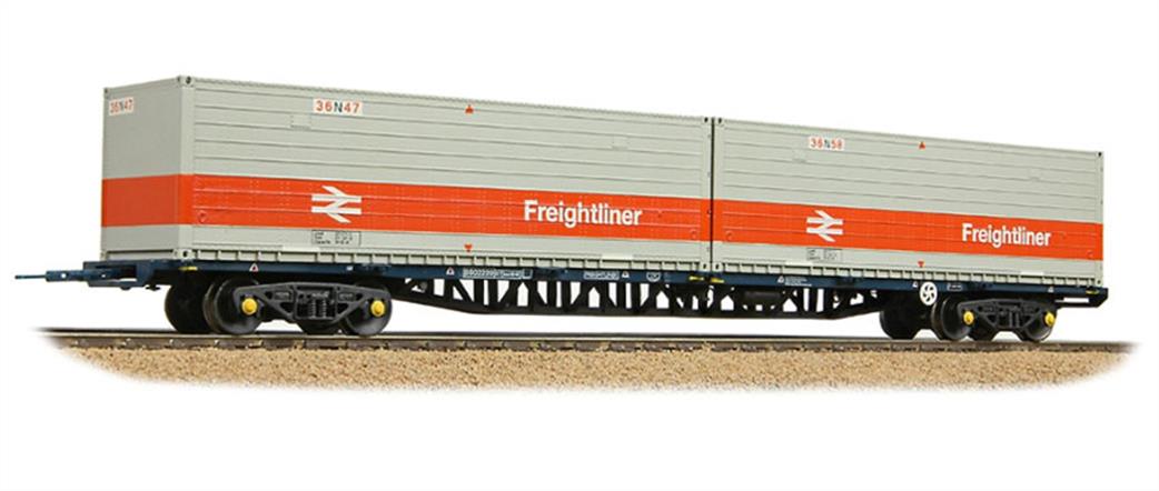 Bachmann OO 38-626C FFA BR Freightliner Inner Container Flat ISO Containers